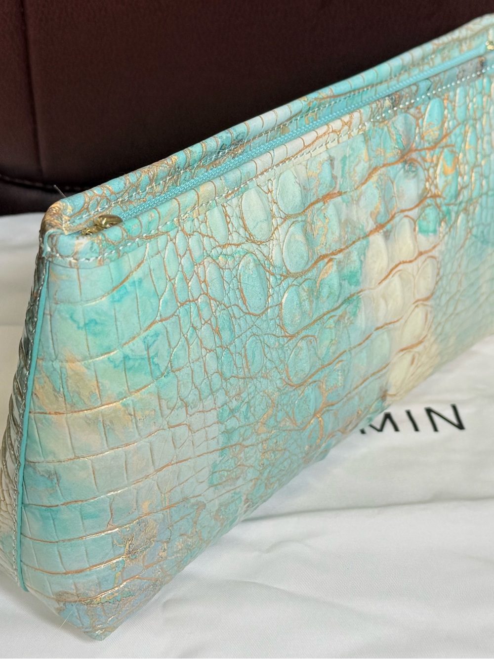 Brahmin Kayla Serendipity Melbourne Leather Wristlet - Picture 4 of 8